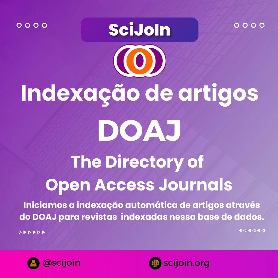 Indexação automática através do DOAJ